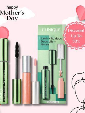 Clinique High Impact High-fi 2 Pcs Gift Set For Women Mascara+lip Duos